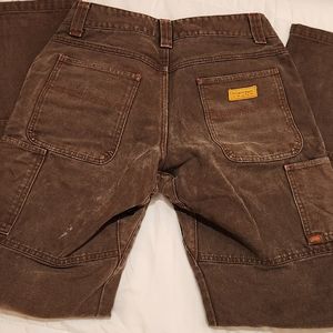 Red ants pants - straight style.